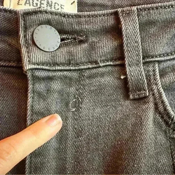 L'AGENCE Black split ankle jeans size 27 - Picture 5 of 9